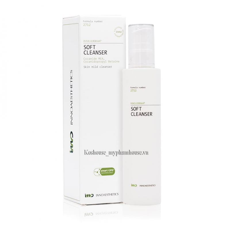 INNO DERMA Innoaesthetics Soft Cleanser _ Sữa rửa mặt làm mềm mượt dành cho da khô nhạy cảm